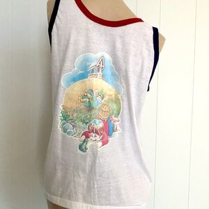 VTG 1970s Jack and Jill Tank Top Womens Sz M L